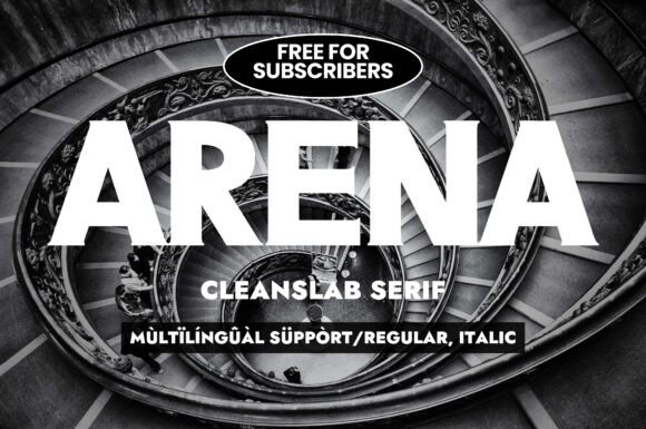 Arena Font: Bold, Elegant, and Versatile