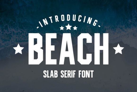 Beach: A Modern Slab Serif Font for Bold Branding