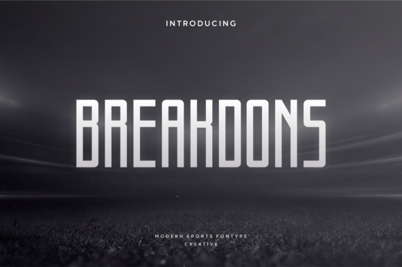 Breakdons: A Modern Slab Serif Font with Vintage Vibe