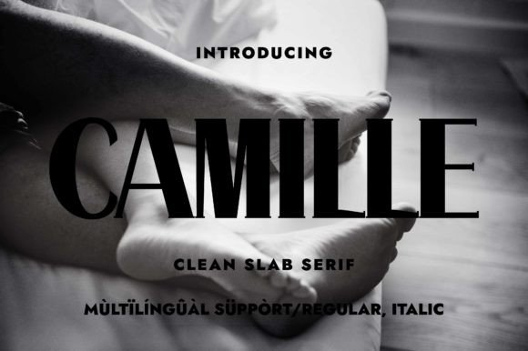 Camille: A Romantic Slab Serif Typeface for Elegant Design