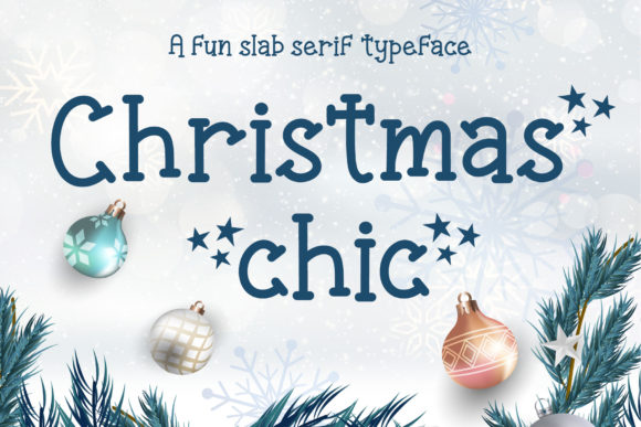 Christmas Chic: A Festive Font for Holiday Creations