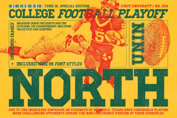 Exploring the Timeless Appeal of Uni North Font: A Vintage-Inspired Typeface for Modern Design