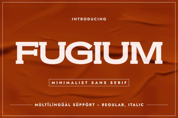 Fugium: A Strategic Choice for Elegant and Impactful Typography