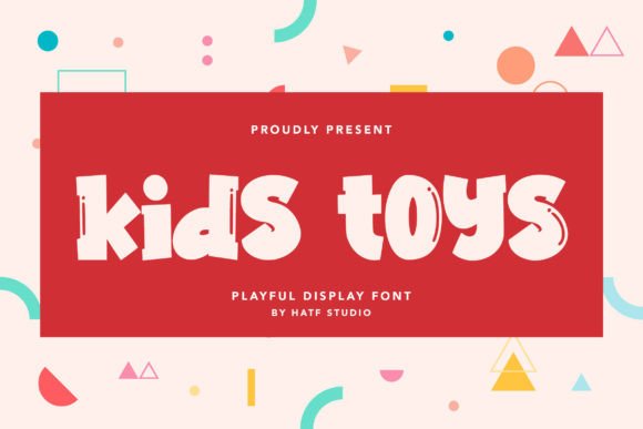 Kids Toys – A Playful Slab Serif Font for Creative Projects