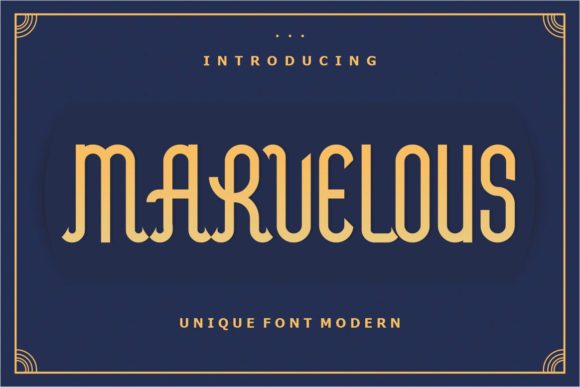 Marvelous: A Slab Serif Font with Timeless Elegance
