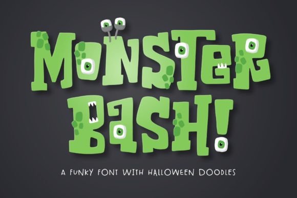 Monster Bash: A Bold Halloween Font for Creative and Practical Use