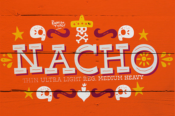 Nacho: A Playful Slab Serif Font with Cultural Flair