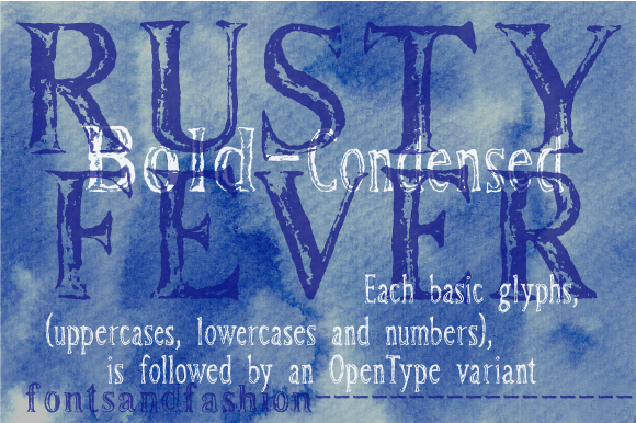 Rusty Fever: A Font with a Weathered Charm