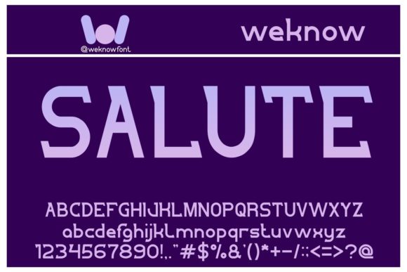 Salute: A Bold Font for Creative and Professional Projects