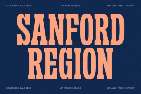 Sanford Region: A Bold and Timeless Typeface for Modern Design Needs