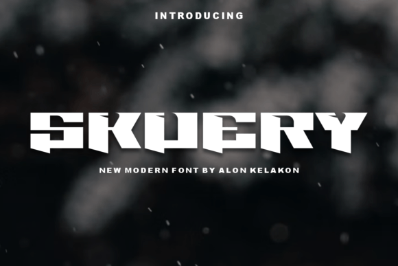 Skuery: A Modern Slab Serif for Bold Visual Expression