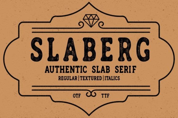 Slaberg: A Vintage Slab Serif Font with a Modern Touch