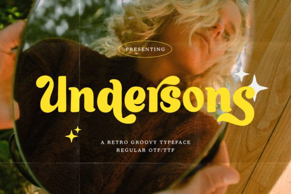 Undersons: A Playful Retro Font for Creative Designs