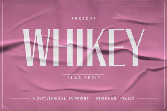 Whikey: A Bold Slab Serif Typeface for Modern Design
