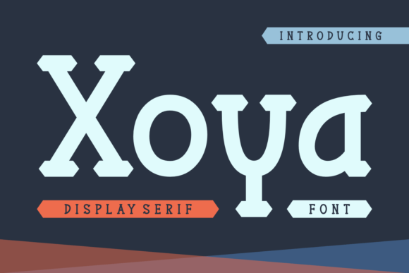 Xoya Font: A Timeless Slab Serif for Bold Design Statements